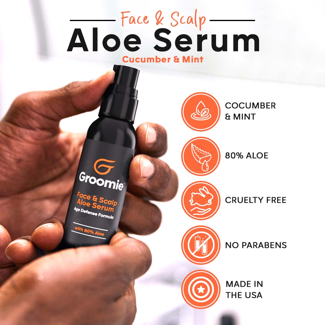 Face & Scalp Aloe Serum (Age-Defense Formula)