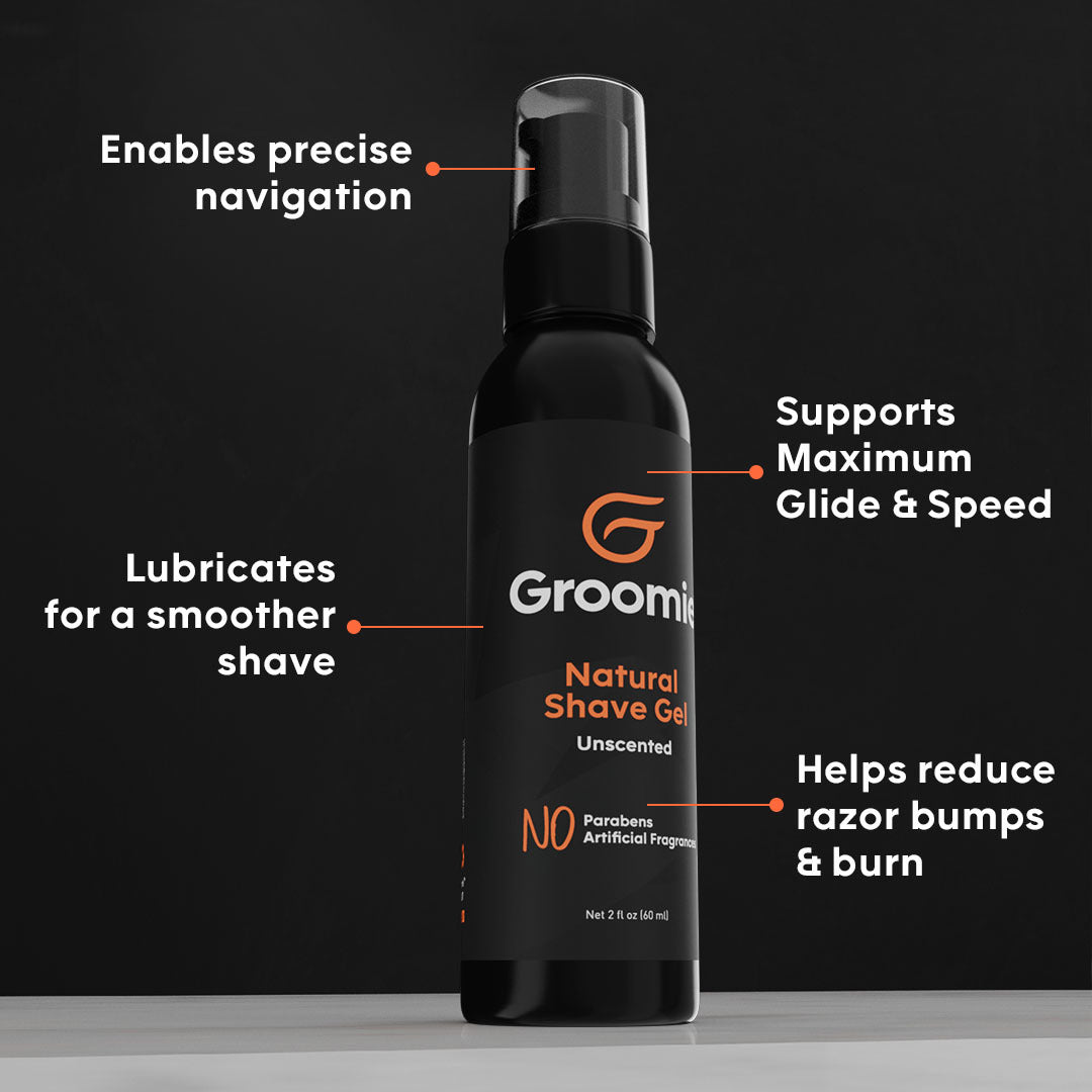 Natural Shave Gel, Best Natural Shave Gel for Men Groomie™