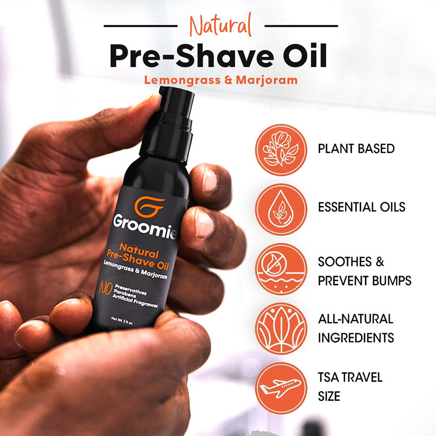 Natural Pre-Shave Oil & Aftershave Serum