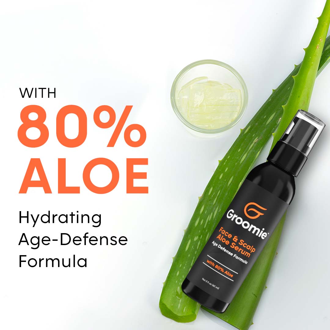 Face & Scalp Aloe Serum (Age-Defense Formula)