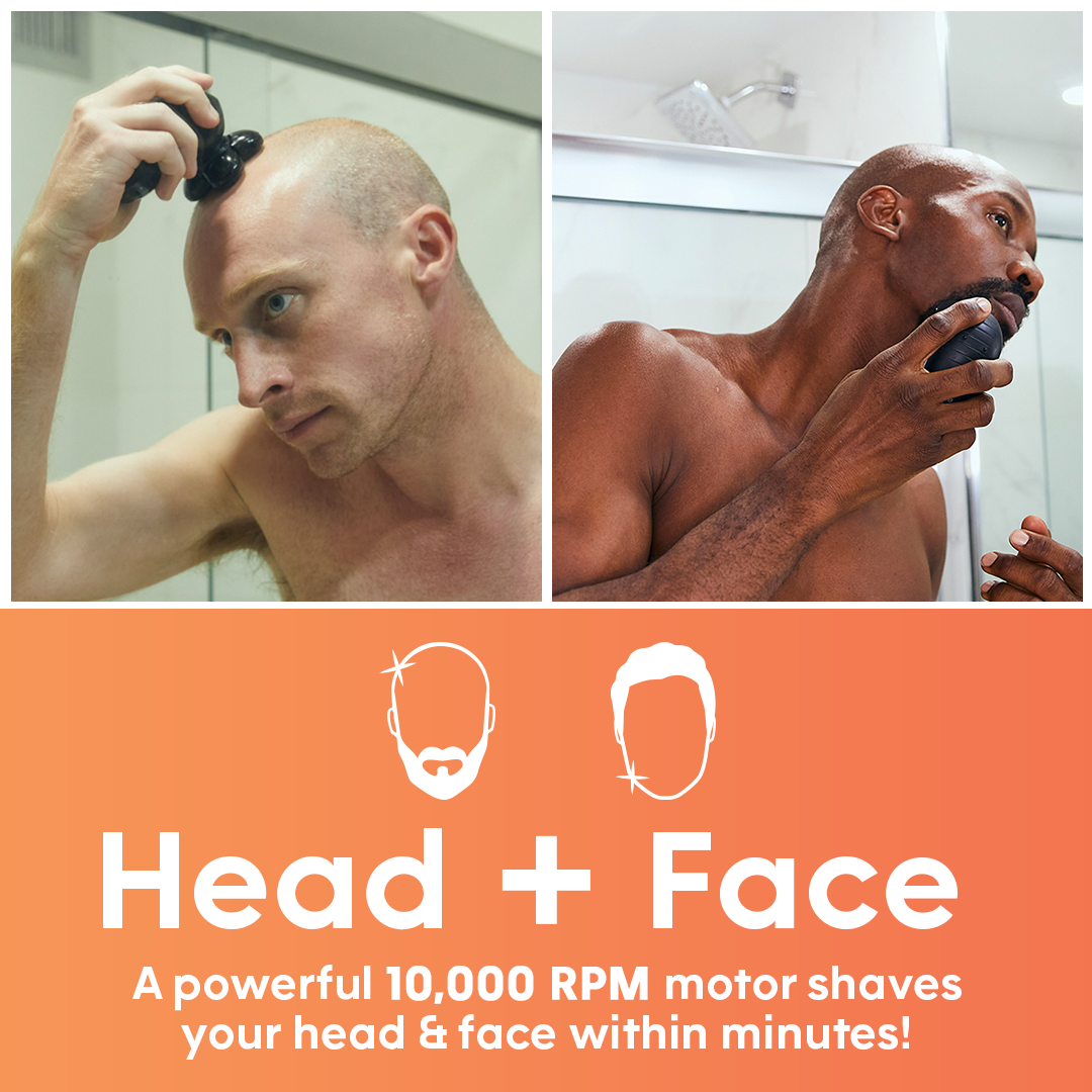 Head Shaver, Bald Head Shaver, Head Razor, Electric Head Shaver, Best Clippers for Bald Head, Rechargeable Cordless